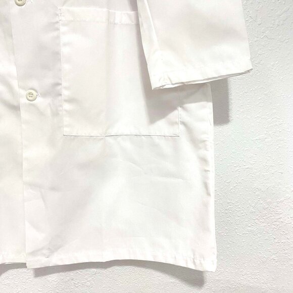 Fashion Seal Medical Laboratory Long Jacket White Size L - Picture 5 of 9